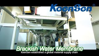 225 psi large flux brackish water membrane 8040 sewage wastewater treatment membrane [upl. by Gratt]