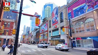 TORONTO Downtown Walking Tour  Yonge Street at Sankofa Square 4K🇨🇦 CANADA Travel [upl. by Ammej]