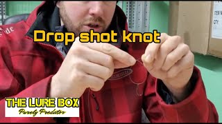 Tying the perfect dropshot knot lurefishing dropshotknotlurefishinguk [upl. by Ocihc]