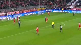 Bayern  Moenchengladbach 21 Bundesliga [upl. by Ecirtaed241]