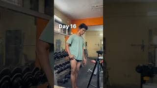 Winter Arc Day 16 fitnessshorts gym bodybuilding beginners india motivation minivlog funny [upl. by Eerej968]