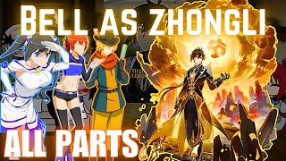 Danmachi React To Bell as Zhongli  All Parts  Gacha Reaction  Ship Guizhong x Zhongli [upl. by Ewolram258]