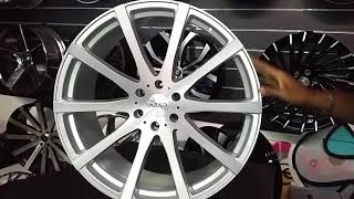 8775448473 Azad AZ1970 Silver Truck Wheels Brushed Silver Rims Ford F150 Chevy Silverado [upl. by Mannes]