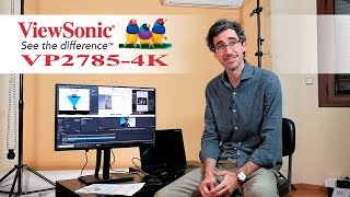 REVIEW VIEWSONIC VP27854K PROFESIONAL  Monitor para Fotografía Video y Edición [upl. by Reamonn]