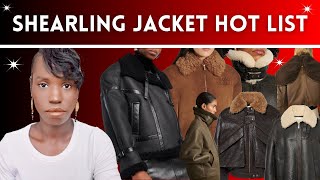 BEST SHEARLING AVIATORS JACKETS NOW  WINTER WARDROBE ESSENTIALS [upl. by Debbra]