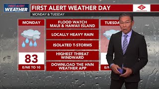 Monday is a First Alert Weather Day with storms flooding possible for some islands [upl. by Noreg841]