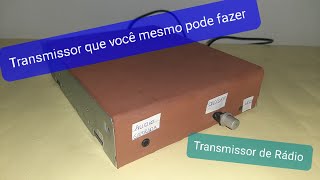 Simples e eficiente Transmissor de rádio FM caseiro  UtSource [upl. by Shea]