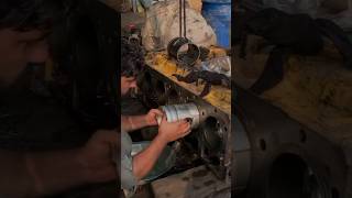 how to fit Piston in cylinder block diesel head automobile dieselengine engine machine [upl. by Karalynn]