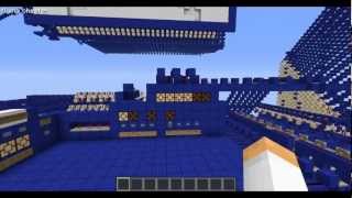 DEMO program of my redstone computer in Minecraft quotBlueStonequot [upl. by Nyrek]