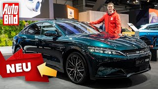 BYD Han EV 2023  Erster Check im MercedesEQEGegner aus China  Vorstellung mit Peter Fischer [upl. by Aylat]