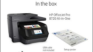 HP Officejet pro 8720 unboxing setup amp review [upl. by Salem517]