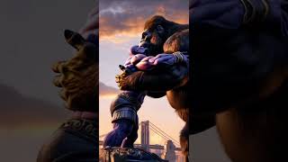 king kong plus thones viralvideo shorts avengers kingkong ironman [upl. by Gaulin]