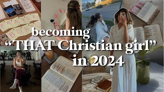 how to become that CHRISTIAN GIRL for 2024 prayer boards goal setting healthy habits and more [upl. by Quintie441]