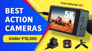 Best Action Camera Under 5000 to 10000 🔥 4k Camera for Vlogging 2024  Best Camera for MotoVlogging [upl. by Haneeja988]