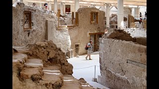 Akrotiri Archaeological Site Walkthrough Santorini [upl. by Maud]