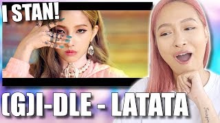 GIDLE 여자아이들 LATATA MV REACTION [upl. by Kelwen]