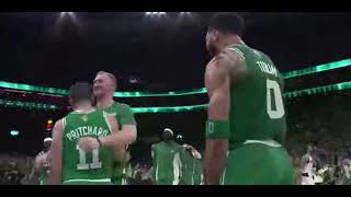 INSANE Half Court Shot by Payton Pritchard celtics viral [upl. by Dorrej]