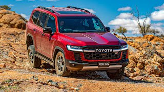 2023 Toyota LandCruiser 300 GR SPORT  OffRoad Test Drive and Design Details [upl. by Margaux]