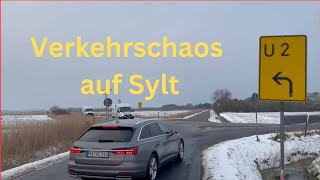 Sylt News Verkehrschaos auf Sylt Bahnarbeiten legen Verkehr lahm [upl. by Soraya]