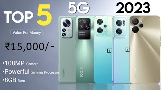 Best 5G Phone Under 15000 in India 2023  5G  Powerful 5G Processor  Best Phone Under 15000 [upl. by Adnouqal]