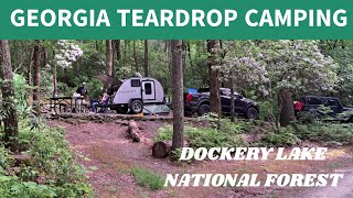 GEORGIA National Forest Teardrop Camping at DOCKERY CAMP Touring America Season 1 Episode 11 [upl. by Janella390]