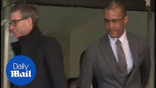 Clarke Carlisle leaves court after pleading guilty to drink driving  Daily Mail [upl. by Aelaza529]