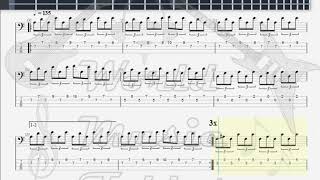 Iron Maiden The Clansman BASS GUITAR TAB [upl. by Eiramyelhsa]