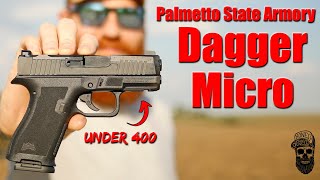 PSA Dagger Micro The 350 Micro Double Stack 9mm First Shots [upl. by Ronna]