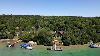 Log home on Walloon Lake listed for 47M [upl. by Heathcote]