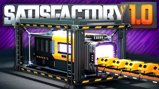 Satisfactory 10  WIRELESS STORAGE WITH THE DIMENSIONAL DEPOT 13 Multiplayer Factory Automation [upl. by Bahner]