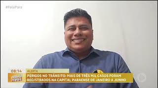 Perigos No Trânsito Mais De Três Mil Casos Foram Registrados Na Capital Paraense De Janeiro A Junho [upl. by Adnol]