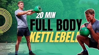 20 min Full Body Kettlebell Workout for Strength and Fat Loss [upl. by Adyahs]