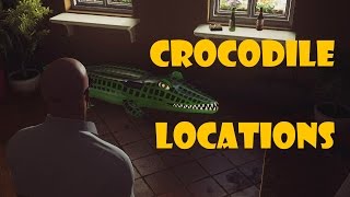 HITMAN  Sapienza  All inflatable crocodile locations Investigator challenge [upl. by Ssur]