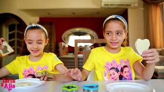 Talia and Alia’s Yummy SandwichMaking Adventure 🥪  Fun Cooking for Kidsquot [upl. by Eradis]