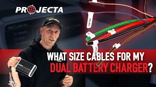 Projecta Dual Battery Charger Installation  Tips on Cable Sizing [upl. by Charline]