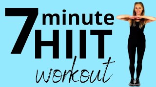 7 MINUTE HIIT WORKOUT FAT BURNING MOVES  EASY TO FOLLOW HOME EXERCISE ROUTINE  LUCY WYNDHAMREAD [upl. by Nollid]