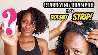 CLARIFYING Shampoo That DOESNT STRIP  CurlieCrys [upl. by Etteuqaj]