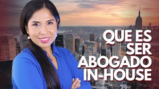 Puedes ser un abogado inhouse o corporativo [upl. by Atteynot671]