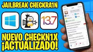 TUTORIAL ✅ ¡NUEVO CHECKN1X PARA WINDOWS Jailbreak Checkra1n iOS 137 y 1248 [upl. by Merideth]