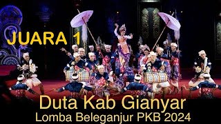 Juara 1 Duta Kab Gianyar  Lomba Beleganjur PKB 2024 [upl. by Graham]