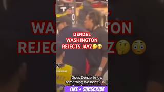 Denzel Washington rejects JAY Z jayz denzelwaahington [upl. by Assirrem]