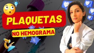 Plaquetas no Sangue Como Interpretar  Hemograma completo  biologia biomedicina farmacia [upl. by Gnihc]