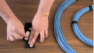 How to Use Tape Ty Hook amp Loop Cable Ties [upl. by Erl]