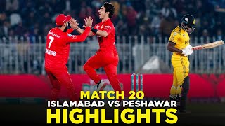 PSL 9  Full Highlights  Islamabad United vs Peshawar Zalmi  Match 20  M2A1A [upl. by Feinstein318]