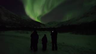 Northern Lights Tromsø 25 December 2016 [upl. by Johppah]