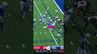 Houston vs Colts Epic Touchdown Showdown🏈🏈  shorts Football nfl [upl. by Fleda]