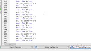 VHDL Lecture 22 Lab 7  Voting Machine Simulation [upl. by Nosnibor]