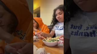 Qdoba food 😋 foodie couple shortvideo [upl. by Suoinuj]