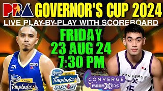 🔴LIVE MAGNOLIA VS CONVERGE PBA Play by Play Reaction amp Scoreboard 2024 Governors Cup Elimination [upl. by Oiraved]