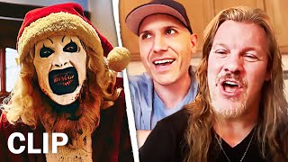 Chris Jericho and Damien Leone pick thier favorite kills in Terrifier 3 Spoilers [upl. by Olegnalehcim]